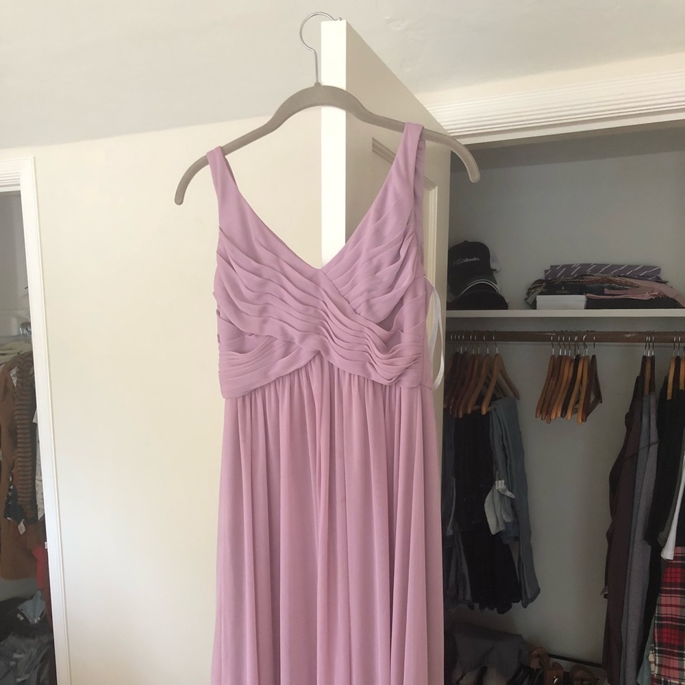 David’s Bridal dress. Style F115933 Color Quartz